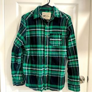 Cake worthy - Friends Joey “How You Doin” Green Plaid Shirt - Size Small